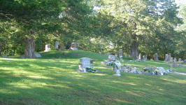 A view of the cemetery - click to enlarge