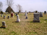 Allee cemetery looking south - click for larger picture